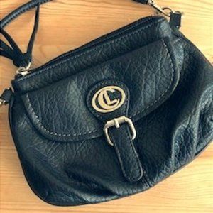 CL America black leather Crossbody Purse